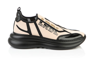 7519 Loriblu Sneakers / Beige - Black